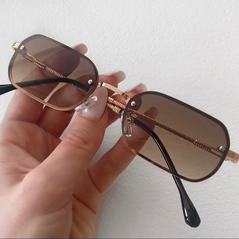 Oval Gradient Sunglasses